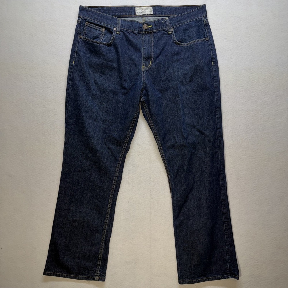 Ecko Unltd Jeans Mens 40â Blue Denim Relaxed Fit Straight Leg Baggy Hip Hop y2k
